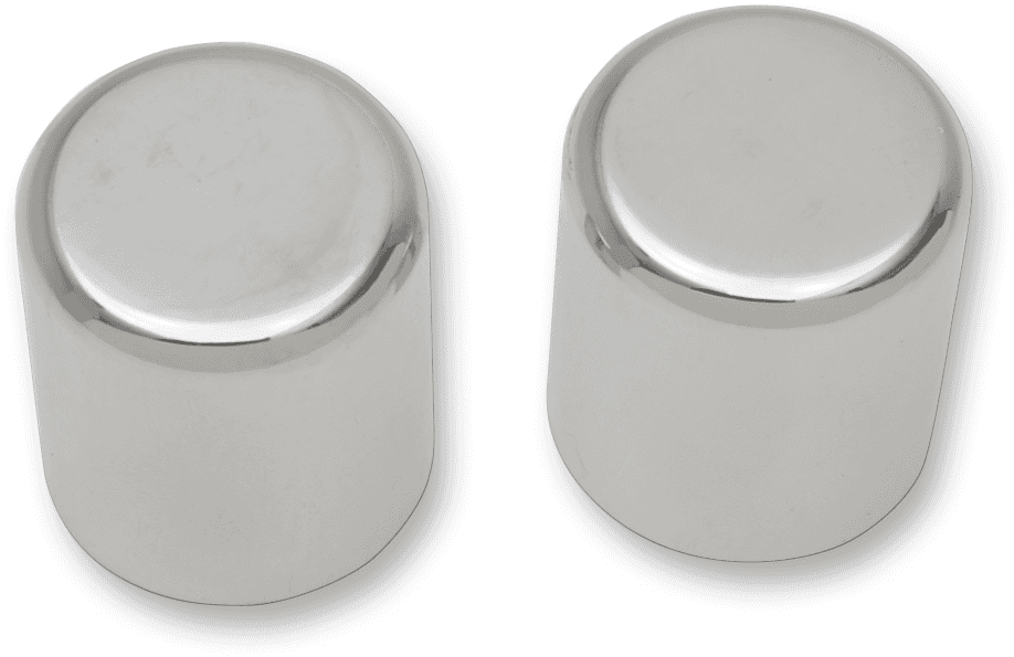 DRAG SPECIALTIES 1510-0314 Docking Covers - Large - Chrome