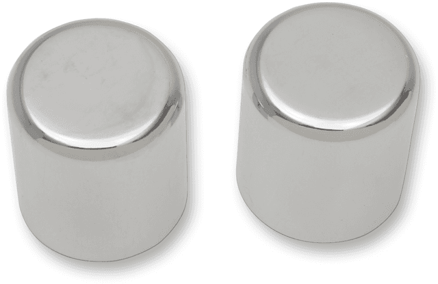 DRAG SPECIALTIES 1510-0314 Docking Covers - Large - Chrome