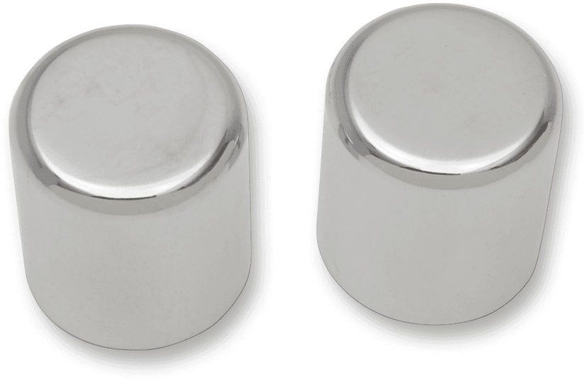 DRAG SPECIALTIES 1510-0314 Docking Covers - Large - Chrome