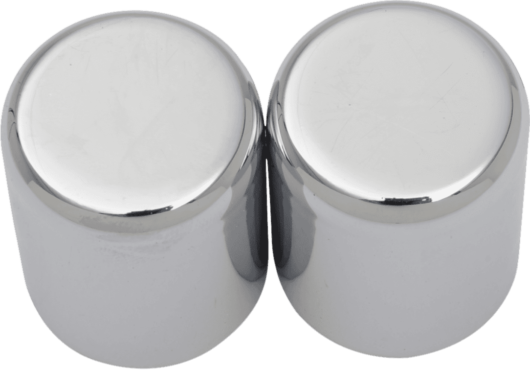 DRAG SPECIALTIES 1510-0316 Docking Covers - Small - Chrome