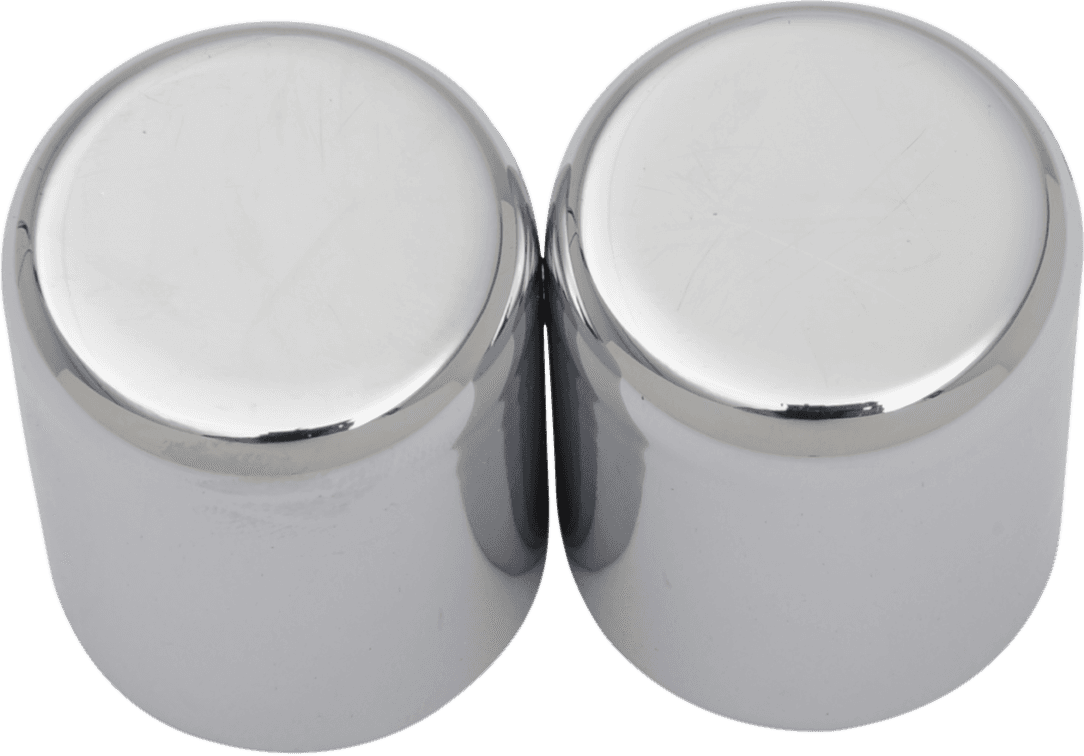 DRAG SPECIALTIES 1510-0316 Docking Covers - Small - Chrome