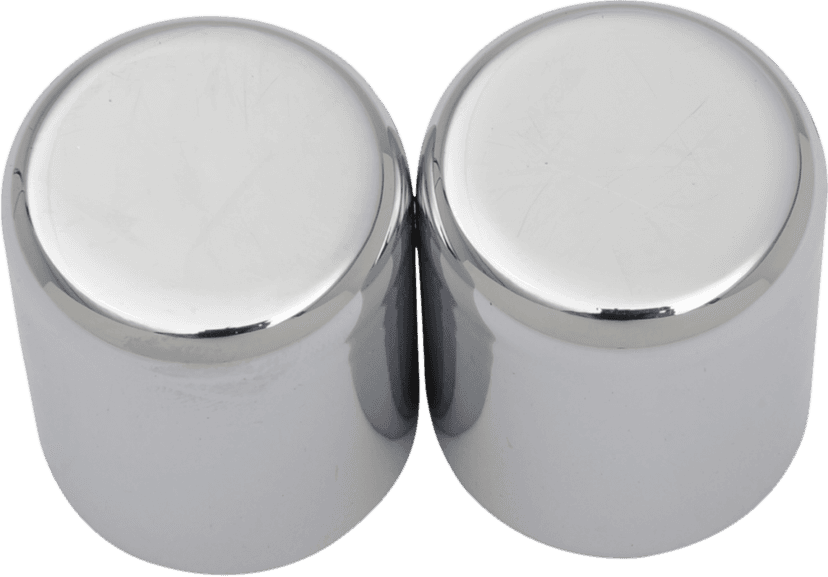 DRAG SPECIALTIES 1510-0316 Docking Covers - Small - Chrome