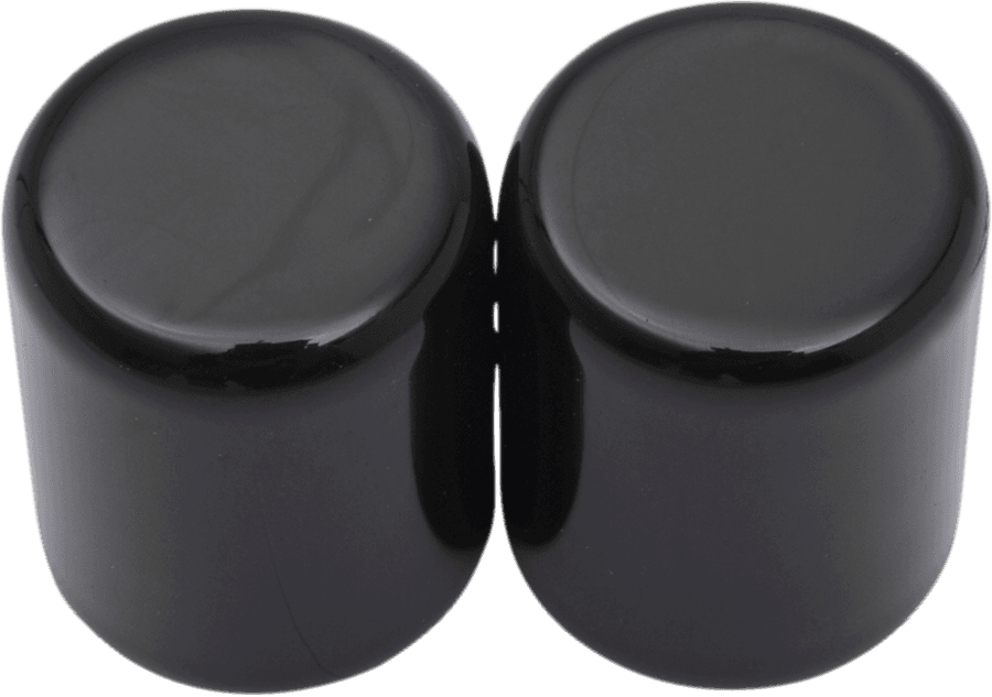 DRAG SPECIALTIES 1510-0317 Docking Covers - Small - Black