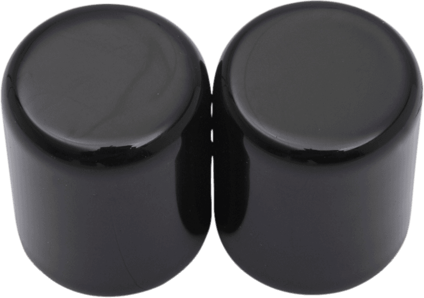 DRAG SPECIALTIES 1510-0317 Docking Covers - Small - Black
