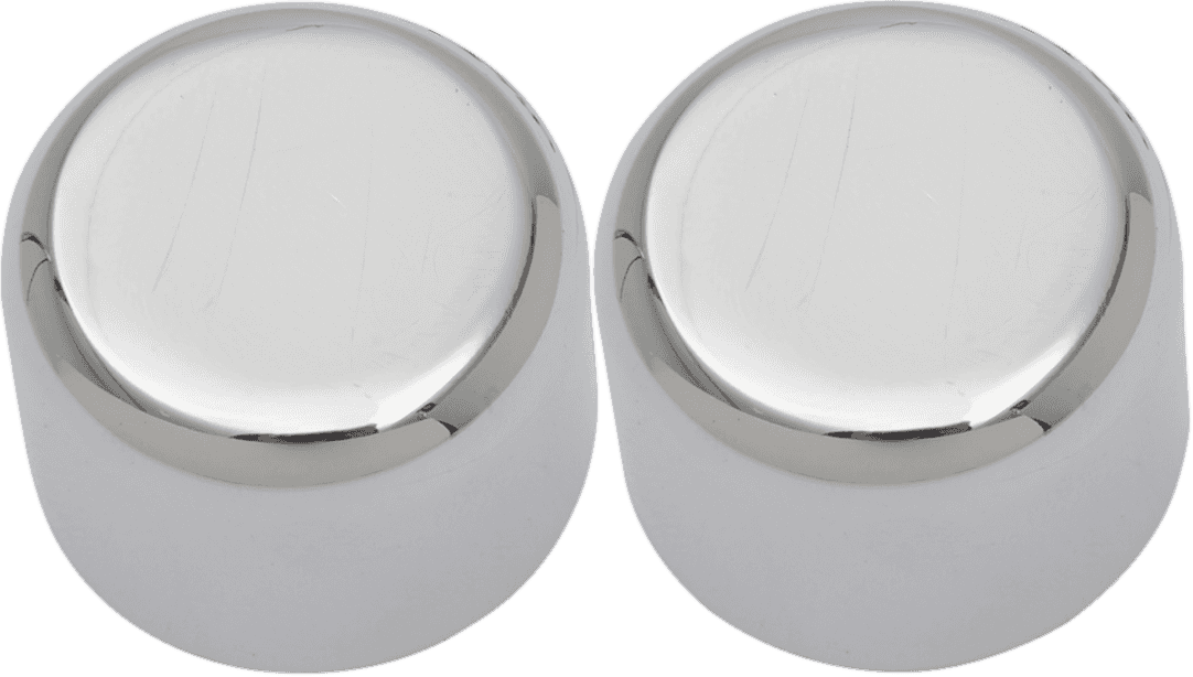 DRAG SPECIALTIES 1510-0318 Docking Covers - Short - Chrome