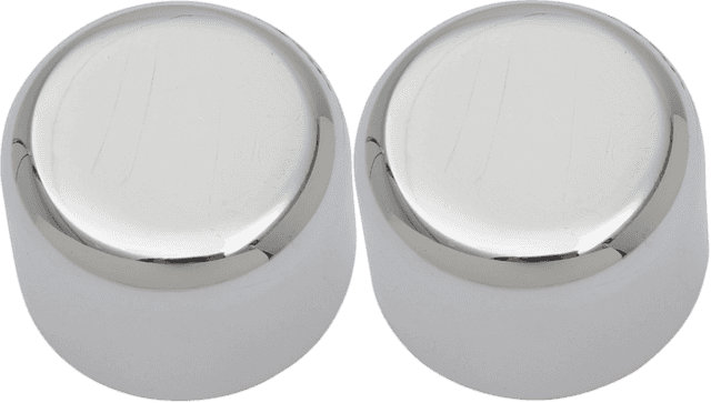 DRAG SPECIALTIES 1510-0318 Docking Covers - Short - Chrome