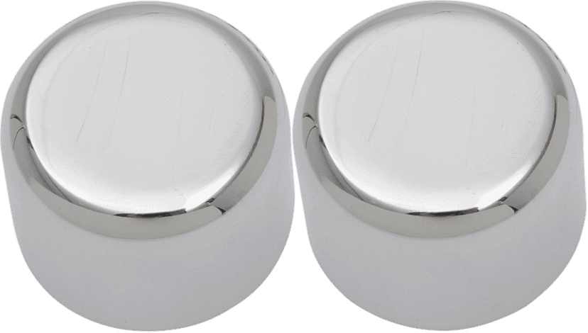 DRAG SPECIALTIES 1510-0318 Docking Covers - Short - Chrome