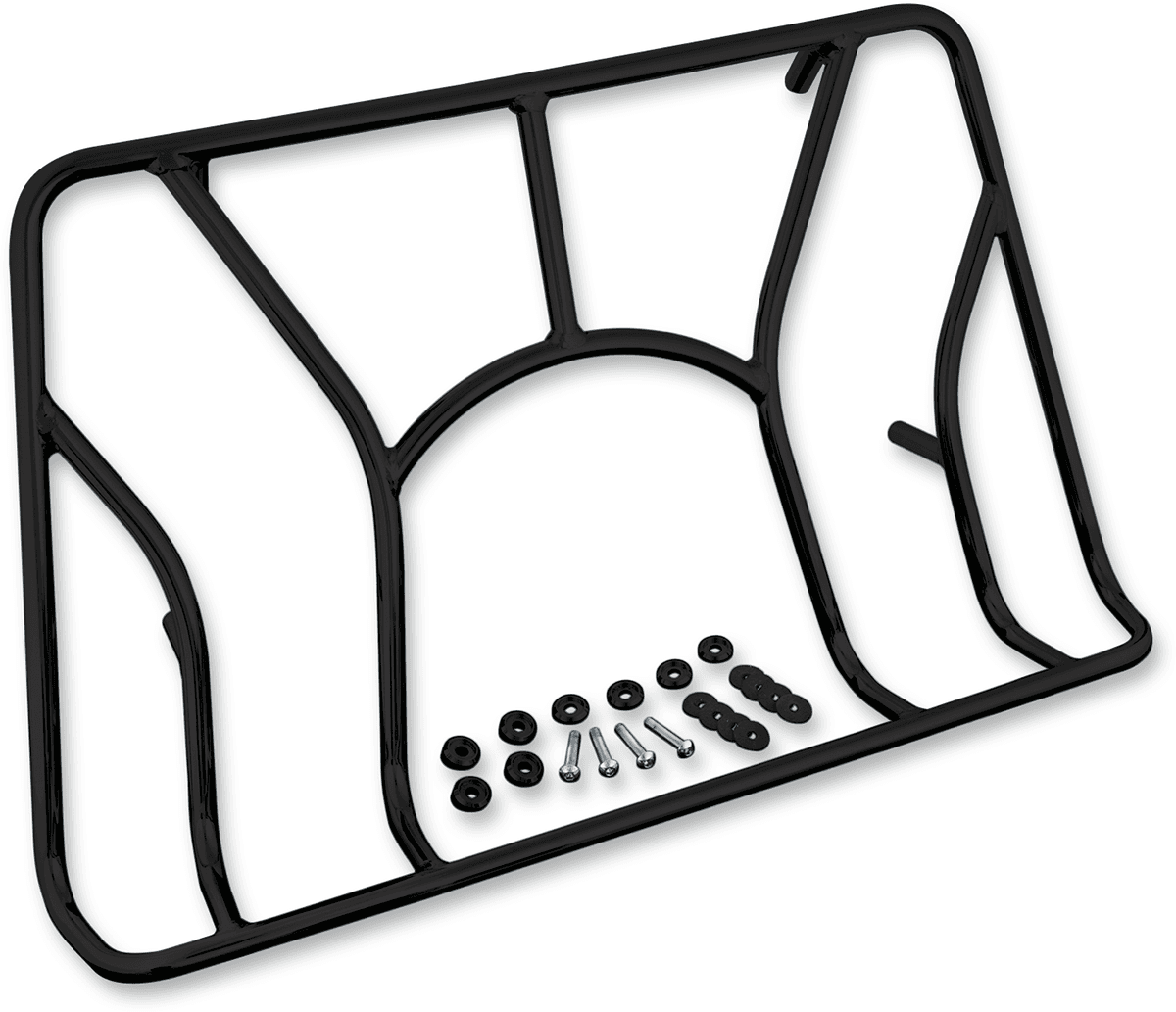 SHOW CHROME 1510-0328 Tour Trunk Luggage Rack - Black