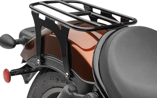 COBRA 1510-1161 Solo Luggage Rack - Tube - Black - Rebel 1100 — image 3 of 3