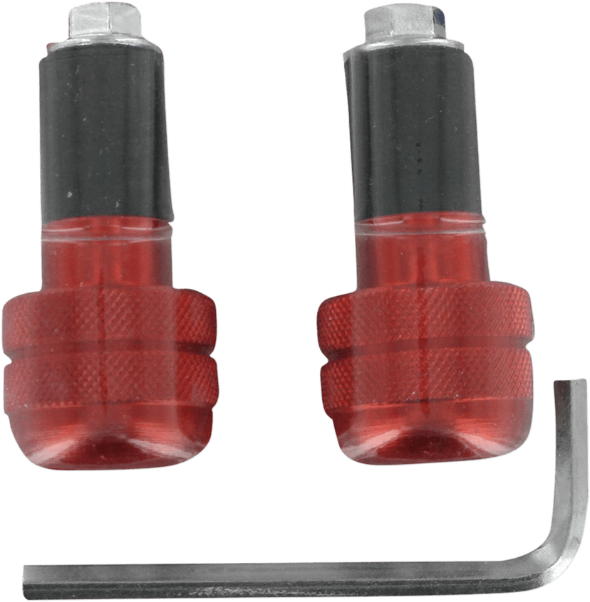 K&S TECHNOLOGIES 156006 Anti-Vibration Handlebar End - Red