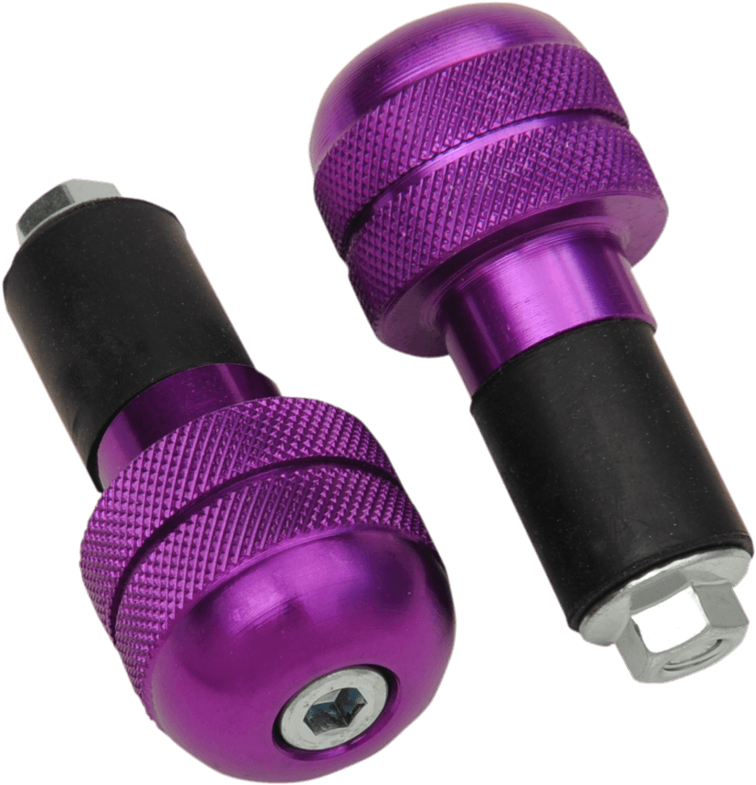 K&S TECHNOLOGIES 156007 Anti-Vibration Handlebar End - Purple