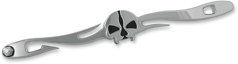 DRAG SPECIALTIES 1601-0491 Split Skull Linkage - Chrome - FL