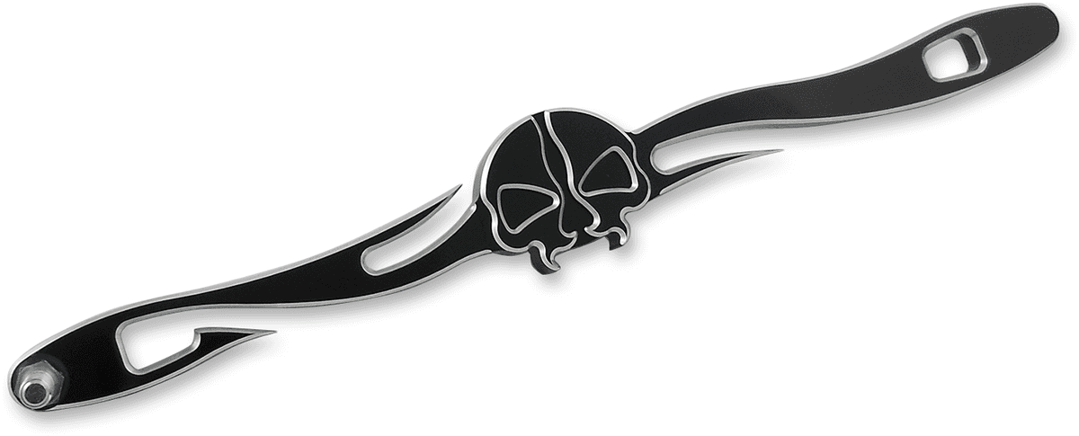 DRAG SPECIALTIES 1601-0492 Split Skull Linkage - Black - FL