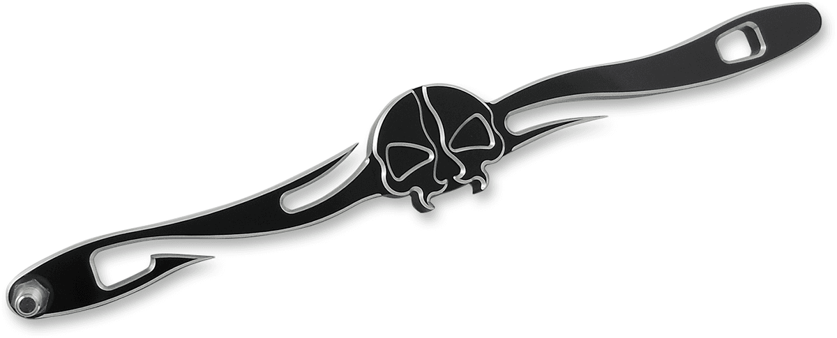 DRAG SPECIALTIES 1601-0492 Split Skull Linkage - Black - FL