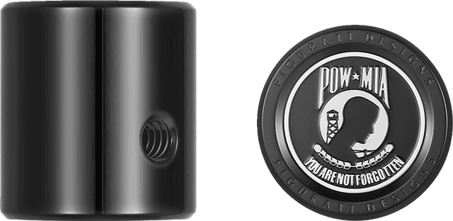 FIGURATI DESIGNS 1602-1460 Heel-Toe Shifter Cover - POW MIA - Black — image 2 of 3