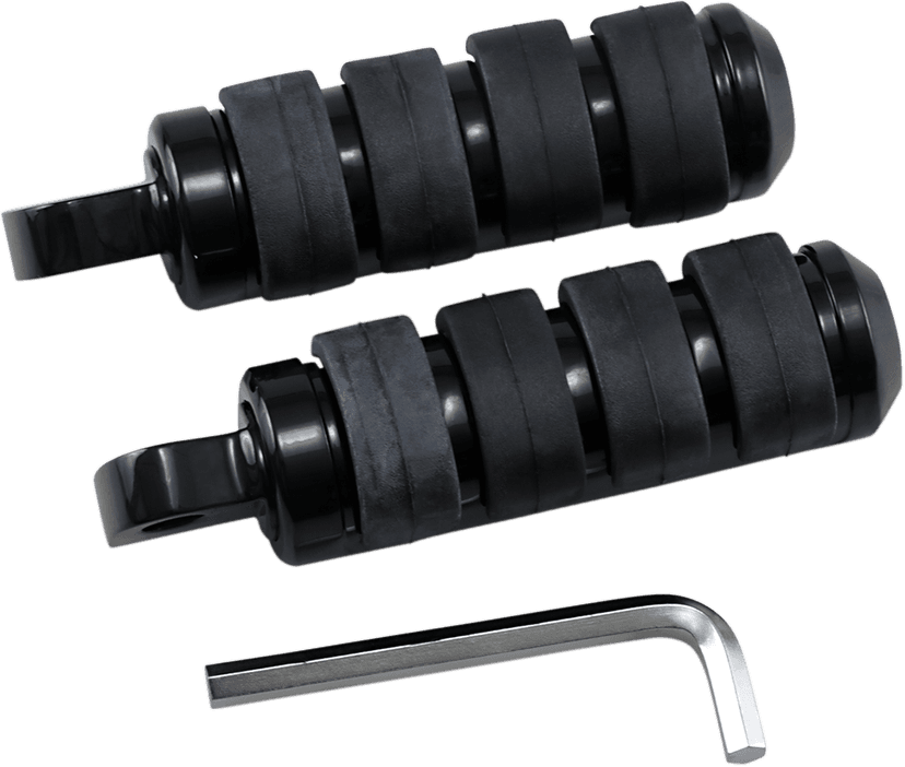 DRAG SPECIALTIES 1603-0353 Soft-Ride Foot Peg - Black - Small