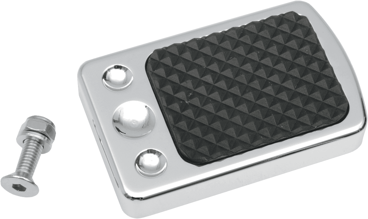 DRAG SPECIALTIES 1610-0134 Brake Pedal Pad - Chrome - FL