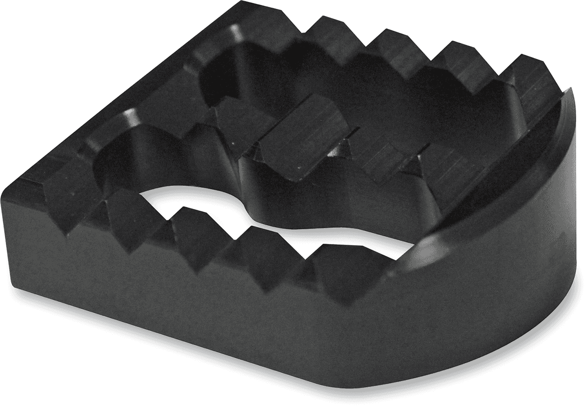 JOKER MACHINE 1610-0145 Serrated Brake Cover - Black