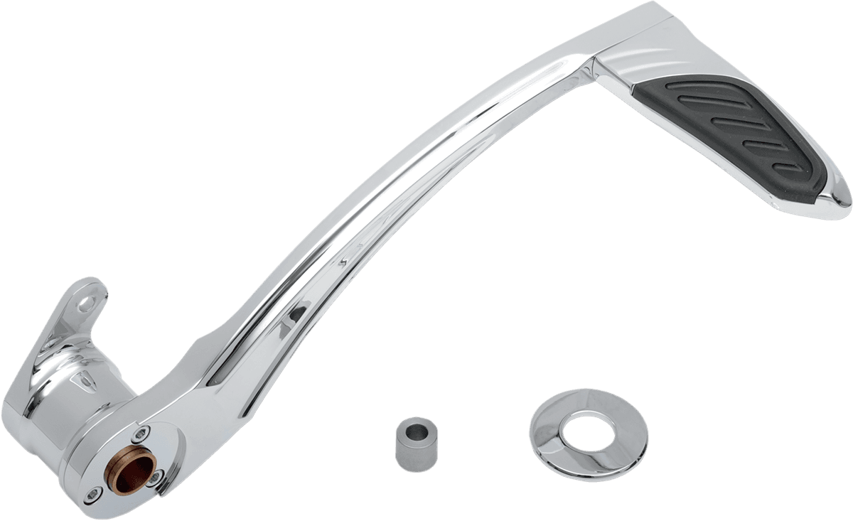 BARNETT 1610-0152 Rear Brake Lever - Chrome - FLH/FLT '08-'13