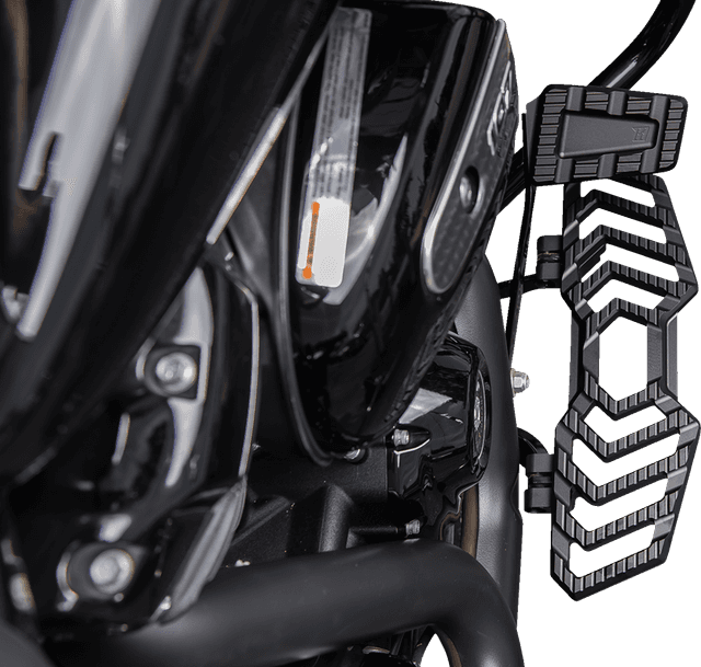 KODLIN USA 1610-0652 Trackboard Brake Pedal Pad - Aluminum - Black — image 2 of 2