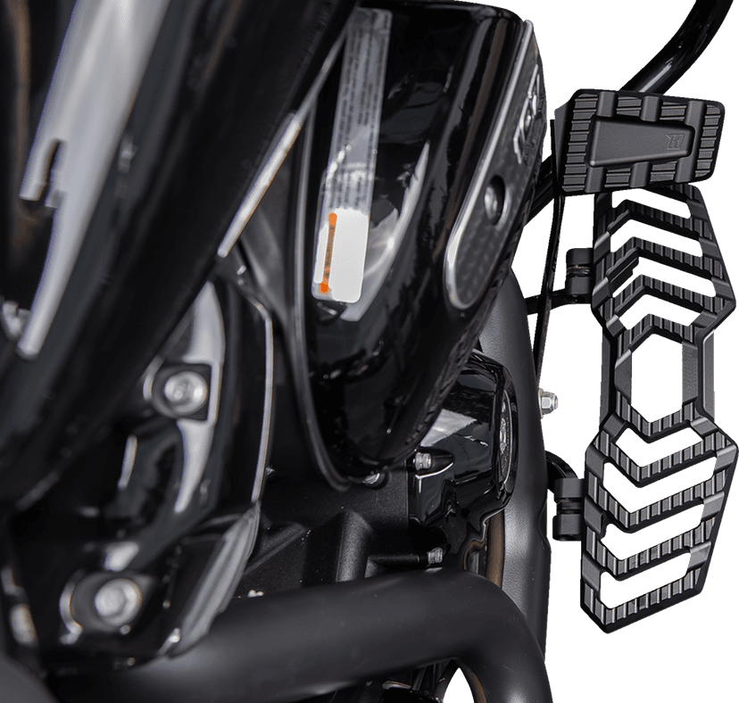 KODLIN USA 1610-0652 Trackboard Brake Pedal Pad - Aluminum - Black — image 2 of 2
