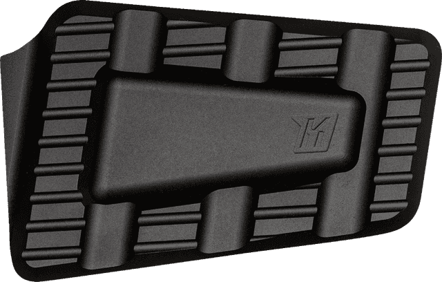 KODLIN USA 1610-0652 Trackboard Brake Pedal Pad - Aluminum - Black — image 1 of 2