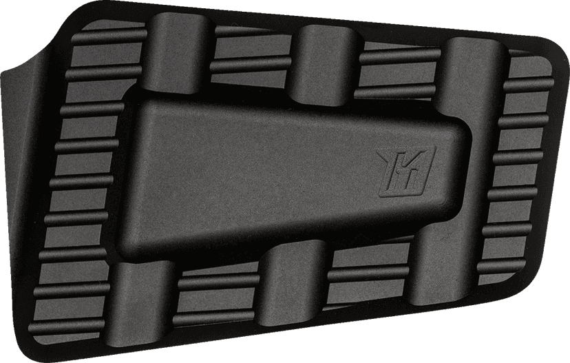 KODLIN USA 1610-0652 Trackboard Brake Pedal Pad - Aluminum - Black — image 1 of 2