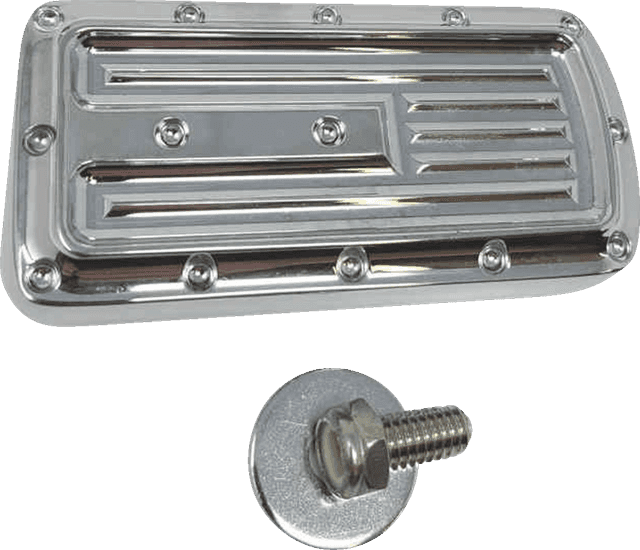 COVINGTONS 1610-0656 Brake Pedal - Dimpled - Chrome