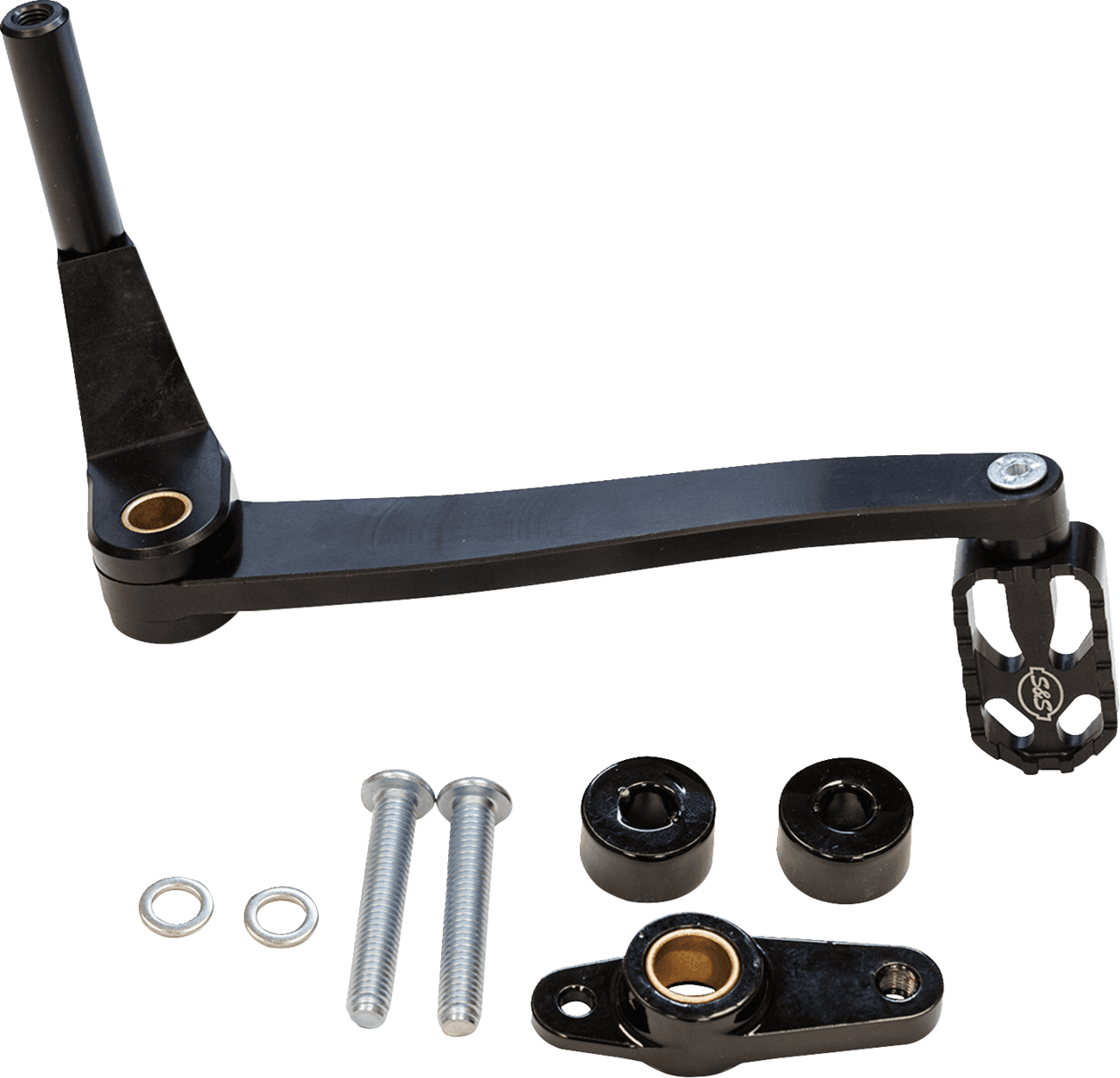 S&S CYCLE 1610-0709 Brake Pedal - Mid-Mount - Black