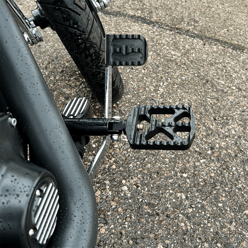 JOKER MACHINE 1610-0718 Brake Pedal Cover - Black - Serrated — image 2 of 2