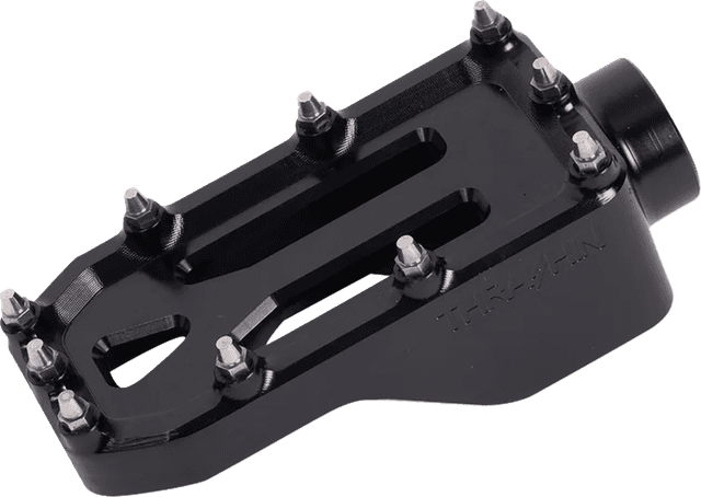 THRASHIN SUPPLY CO. 1610-0762 Aggressor Brake Pedal - Black - Touring — image 2 of 6