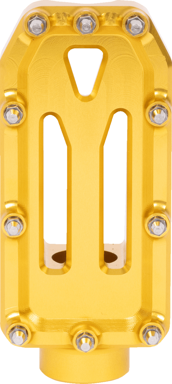 THRASHIN SUPPLY CO. 1610-0764 Aggressor Brake Pedal - Gold - Touring — image 3 of 7