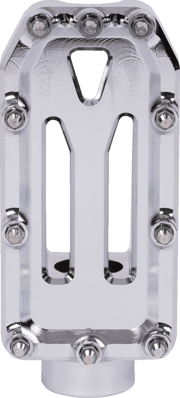 THRASHIN SUPPLY CO. 1610-0765 Aggressor Brake Pedal - Chrome - Touring — image 3 of 8