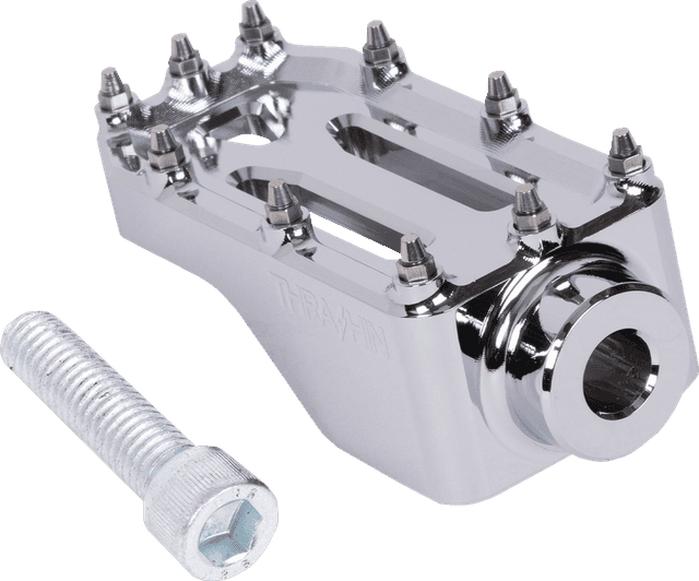 THRASHIN SUPPLY CO. 1610-0765 Aggressor Brake Pedal - Chrome - Touring — image 1 of 8