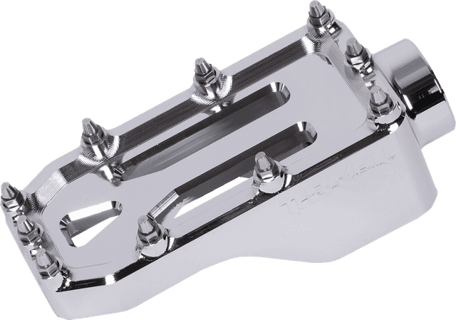 THRASHIN SUPPLY CO. 1610-0765 Aggressor Brake Pedal - Chrome - Touring — image 2 of 8