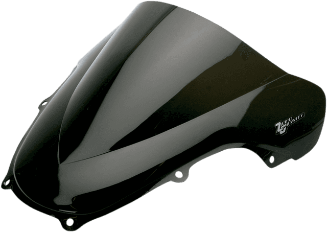 ZERO GRAVITY 16-106-19 Double Bubble Windscreen - Dark Smoke - GSXR6/7/1