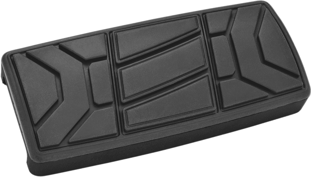 SHOW CHROME 1611-0065 Brake Pedal Cover - Black - Spyder