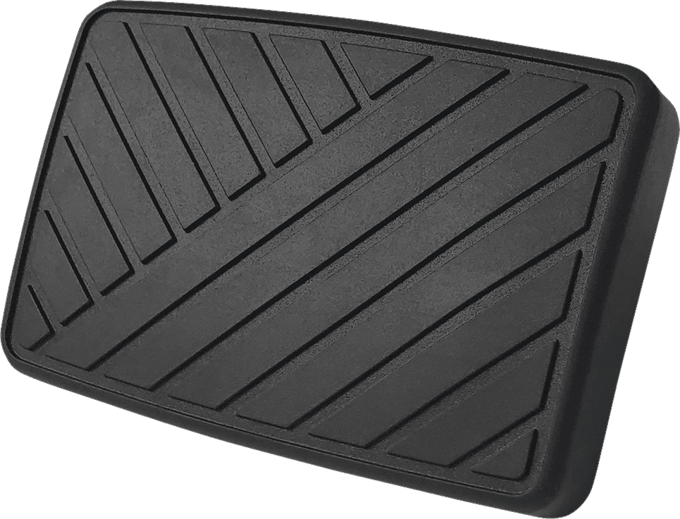 SHOW CHROME 1611-0097 Brake Pedal - Black - Spyder