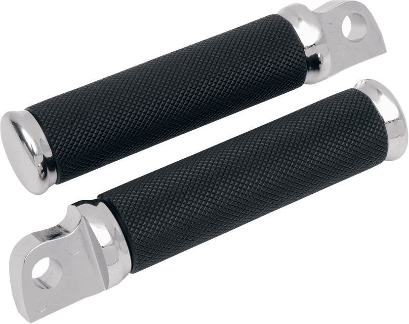DRAG SPECIALTIES 1620-0377 Hotop Designs Foot Pegs - Knurled - Chrome — image 1 of 3