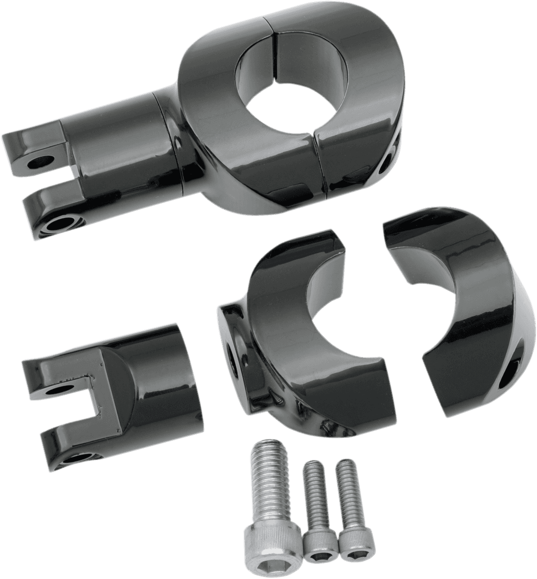 DRAG SPECIALTIES 1620-0673 Big Buffalo Foot Peg Mount - Black