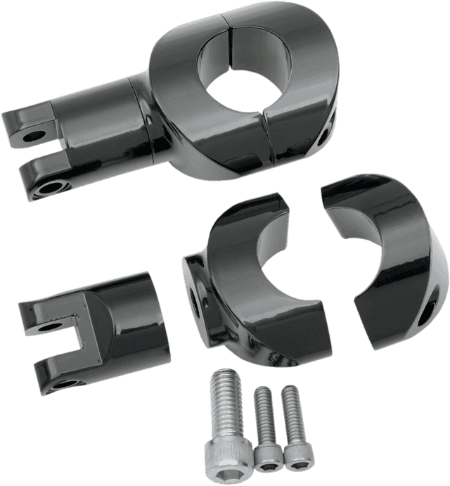 DRAG SPECIALTIES 1620-0673 Big Buffalo Foot Peg Mount - Black