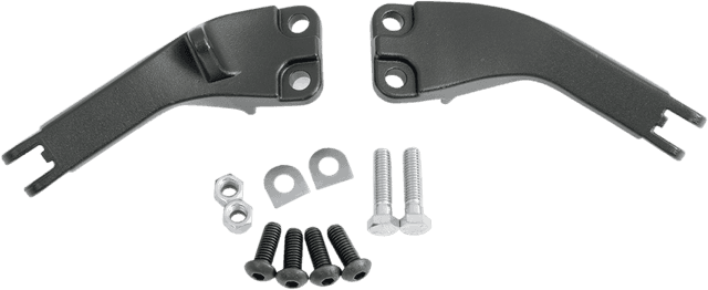 DRAG SPECIALTIES 1620-0760 Passenger Peg Mount Kit - Black - FXD