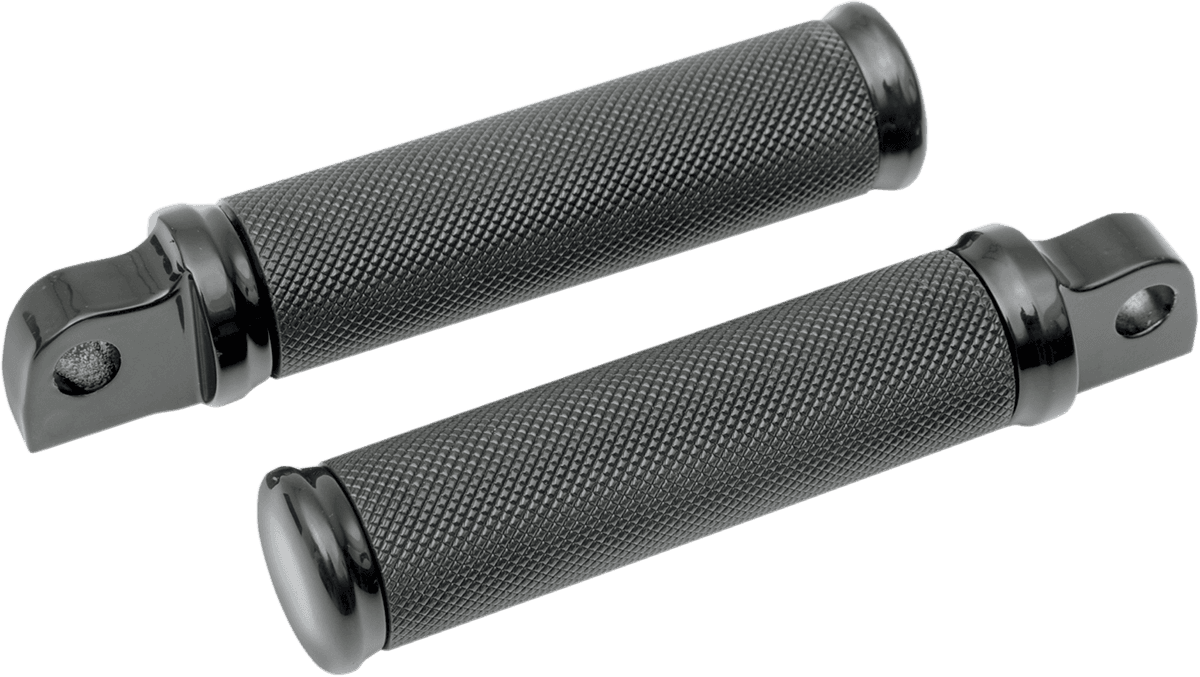 DRAG SPECIALTIES 1620-0789 Hotop Designs Foot Pegs - Knurled - Black