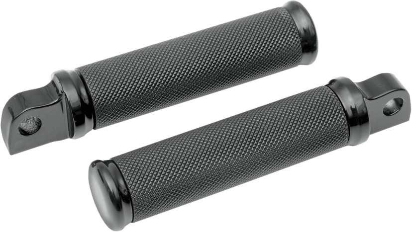 DRAG SPECIALTIES 1620-0789 Hotop Designs Foot Pegs - Knurled - Black