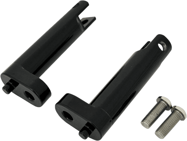 DRAG SPECIALTIES 1620-1057 Passenger Foot Peg Mount - Black - FLH/FLT — image 1 of 3