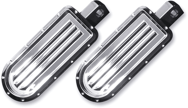COVINGTONS 1620-1090 Rear Pegs - Dimpled - Chrome