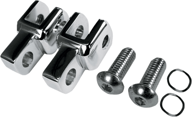 LA CHOPPERS 1620-1132 Foot Peg Relocator - Chrome