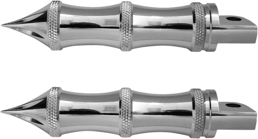 ACCUTRONIX 1620-1223 Tribal Foot Pegs - Male Mount - Chrome