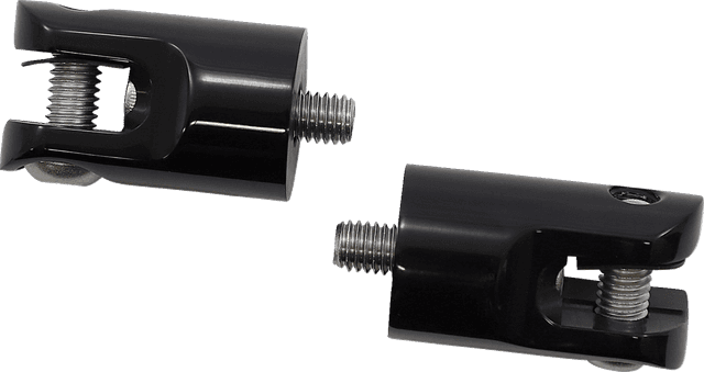 ACCUTRONIX 1620-1241 Rear Foot Peg Mounts - Black - 3/8"-16
