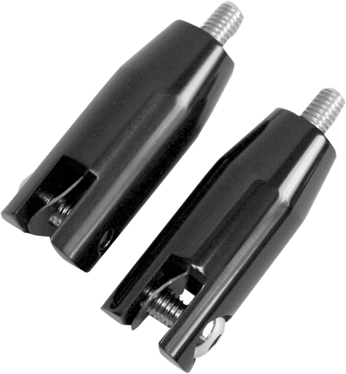 ACCUTRONIX 1620-1242 Rear Foot Peg Mount - Black - FLT/FLH '93-'24